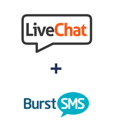 Integración de LiveChat y Burst SMS