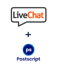 Integración de LiveChat y Postscript