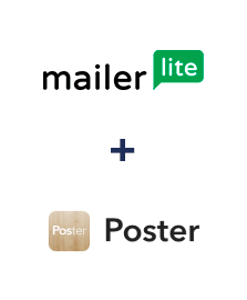 Integración de MailerLite y Poster