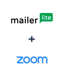 Integración de MailerLite y Zoom