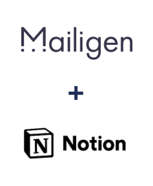 Integración de Mailigen y Notion