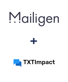 Integración de Mailigen y TXTImpact