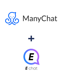 Integración de ManyChat y E-chat