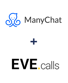 Integración de ManyChat y Evecalls