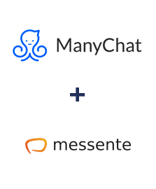 Integración de ManyChat y Messente