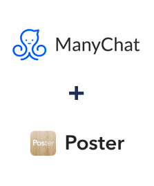 Integración de ManyChat y Poster