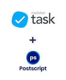 Integración de MeisterTask y Postscript