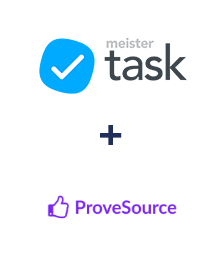 Integración de MeisterTask y ProveSource