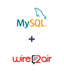 Integración de MySQL y Wire2Air