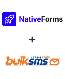 Integración de NativeForms y BulkSMS