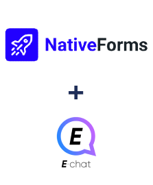 Integración de NativeForms y E-chat