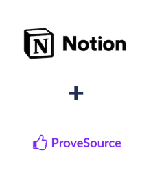 Integración de Notion y ProveSource