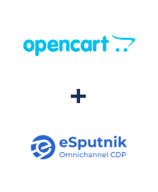 Integración de Opencart y eSputnik