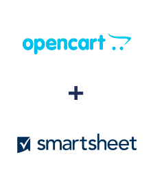 Integración de Opencart y Smartsheet