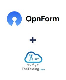 Integración de OpnForm y TheTexting