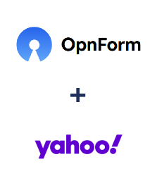 Integración de OpnForm y Yahoo!