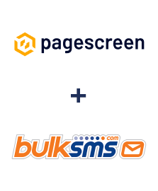 Integración de Pagescreen y BulkSMS