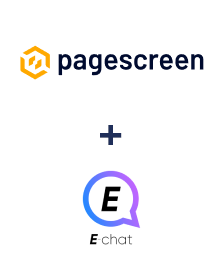 Integración de Pagescreen y E-chat