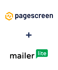 Integración de Pagescreen y MailerLite