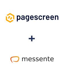 Integración de Pagescreen y Messente