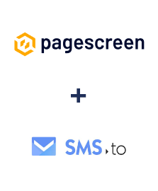 Integración de Pagescreen y SMS.to