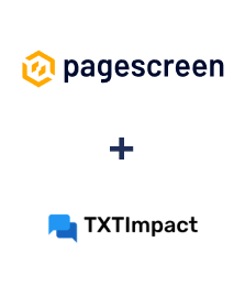 Integración de Pagescreen y TXTImpact