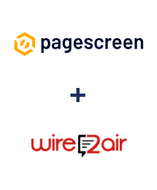 Integración de Pagescreen y Wire2Air