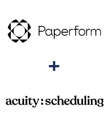 Integración de Paperform y Acuity Scheduling