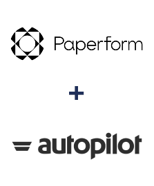 Integración de Paperform y Autopilot