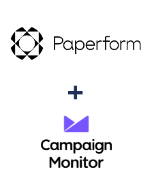 Integración de Paperform y Campaign Monitor