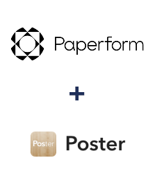 Integración de Paperform y Poster
