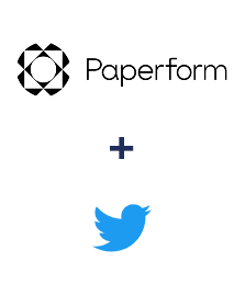 Integración de Paperform y Twitter