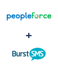 Integración de PeopleForce y Burst SMS