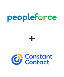 Integración de PeopleForce y Constant Contact