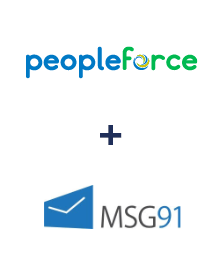 Integración de PeopleForce y MSG91