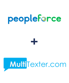 Integración de PeopleForce y Multitexter
