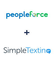 Integración de PeopleForce y SimpleTexting