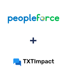 Integración de PeopleForce y TXTImpact