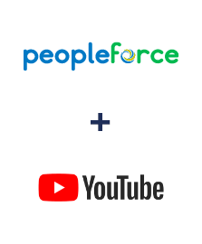 Integración de PeopleForce y YouTube