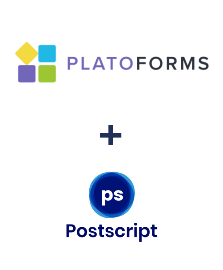 Integración de PlatoForms y Postscript