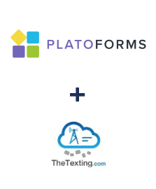 Integración de PlatoForms y TheTexting