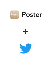 Integración de Poster y Twitter