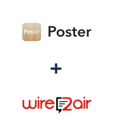 Integración de Poster y Wire2Air