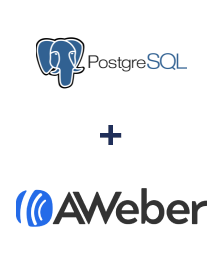 Integración de PostgreSQL y AWeber