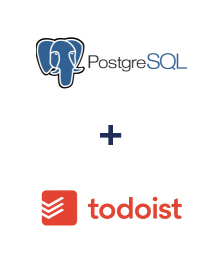 Integración de PostgreSQL y Todoist