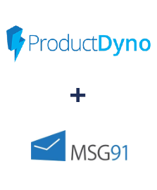 Integración de ProductDyno y MSG91