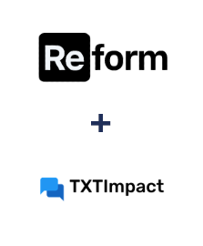 Integración de Reform y TXTImpact