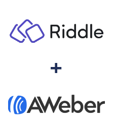 Integración de Riddle y AWeber