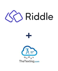 Integración de Riddle y TheTexting