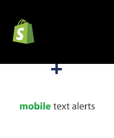 Integración de Shopify y Mobile Text Alerts